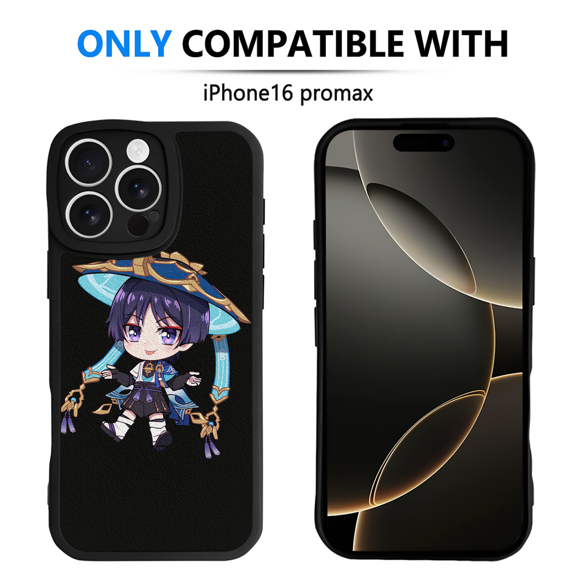 げんし神 さんペい genshin Sanpei 【iPhone 16シリーズ対応】シリコンスマホケース（レザー調） 材質：シリコン